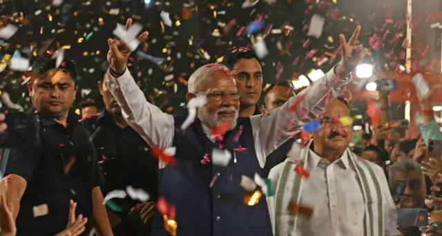 Elezioni in India assegnano a Modi un terzo mandato
