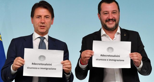 Salvini e Conte dalle stelle alle stalle