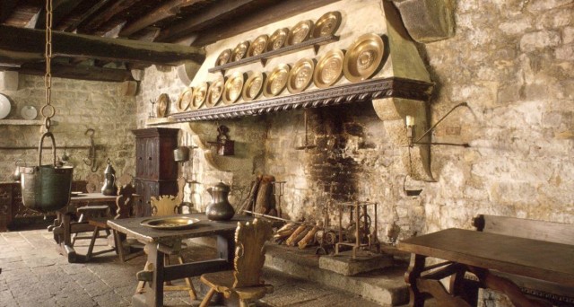 cucina storica del Castello di Monselice a Padova