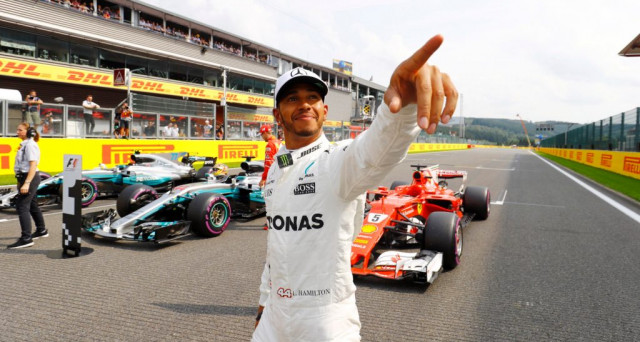 Formula 1: in Belgio sul circuito di SPA trionfa Lewis Hamilton su Mercedes davanti alla Ferrari di Sebastina Vettel, solo 7 punti dividono i due piloti