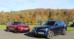 Alfa Romeo Stelvio e Range Rover Velar