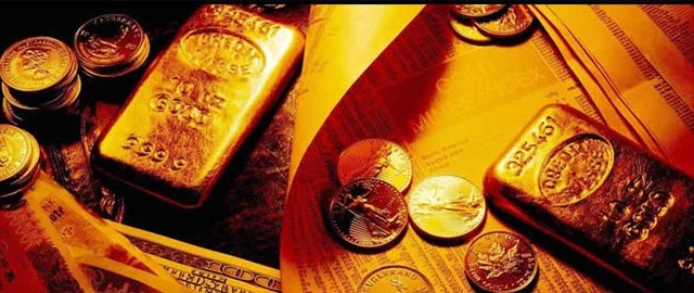 Lingotto e monete d'oro