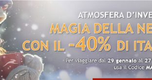 La Magia della neve di Italo Treno: offerte con sconti fino al 40% e non solo.