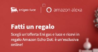 Arriva la promozione prenatalizia di Eni Gas e Luce: chi l’attiverà avrà in regalo Amazon Echi Dot e Sky Tv.