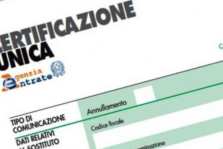 Certificazione unica