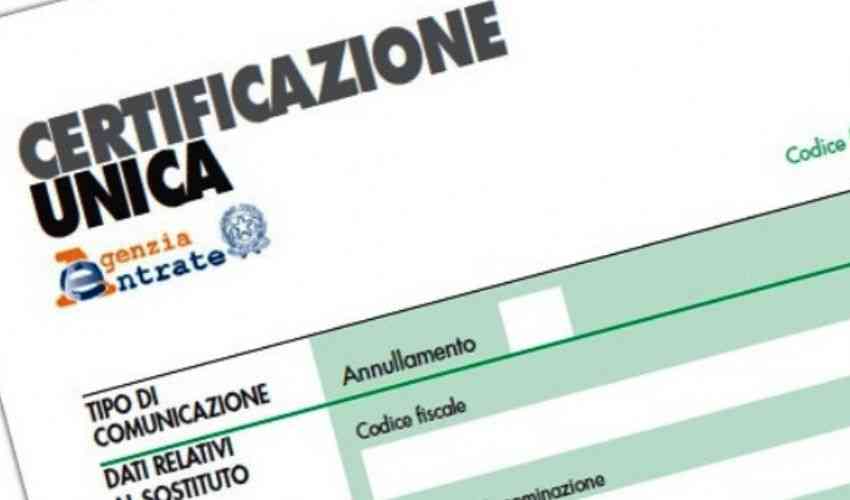 Certificazione unica