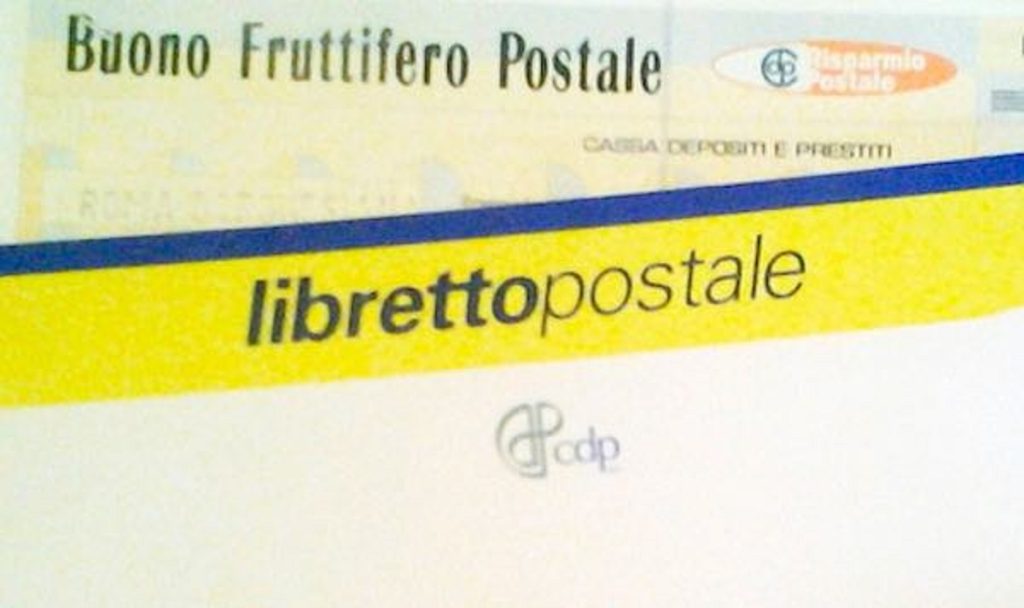 Imposta di bollo e interessi libretto risparmio postale.