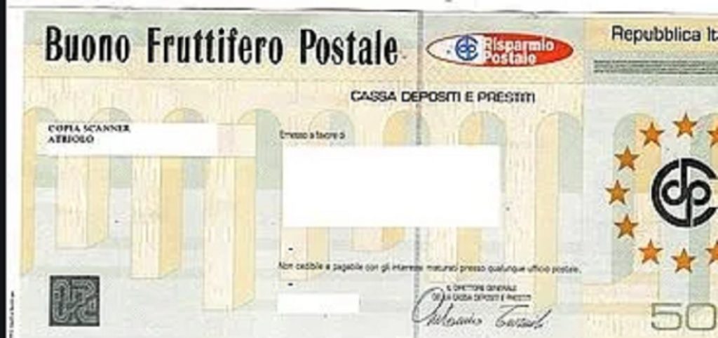 Buono fruttifero postale Rinnova 4 anni