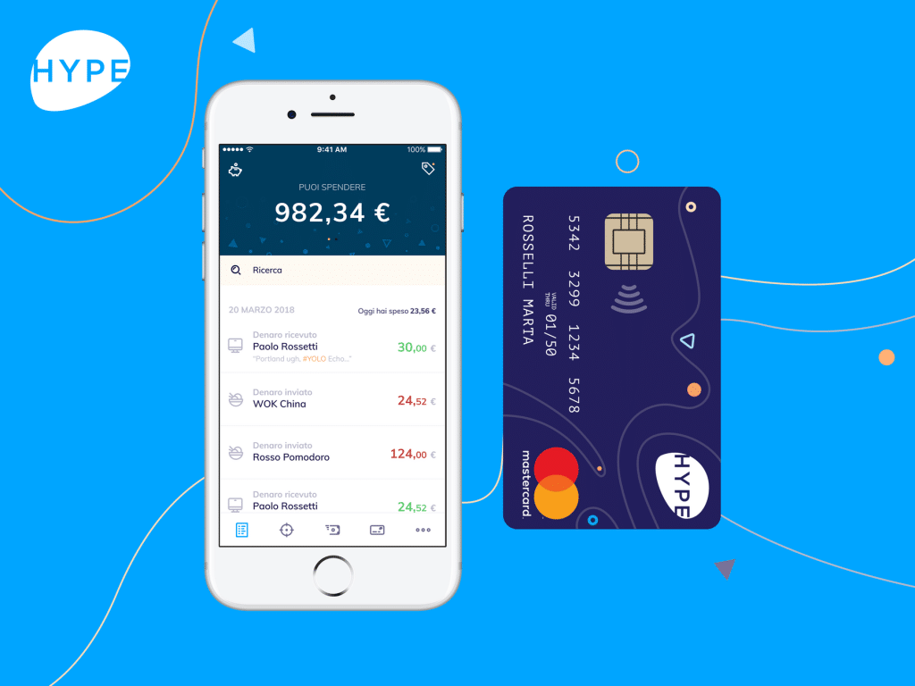 carta Hype, app per risparmiare