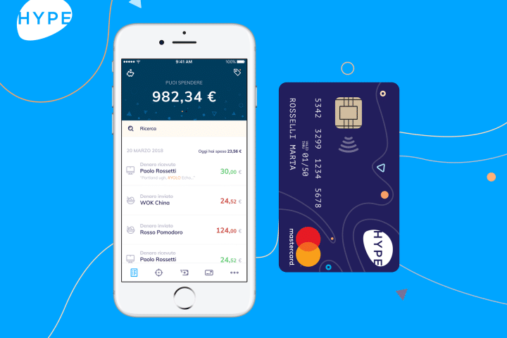 carta Hype, app per risparmiare