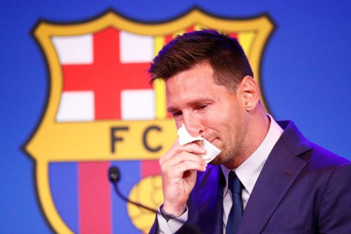 L'addio di Messi al Barcellona