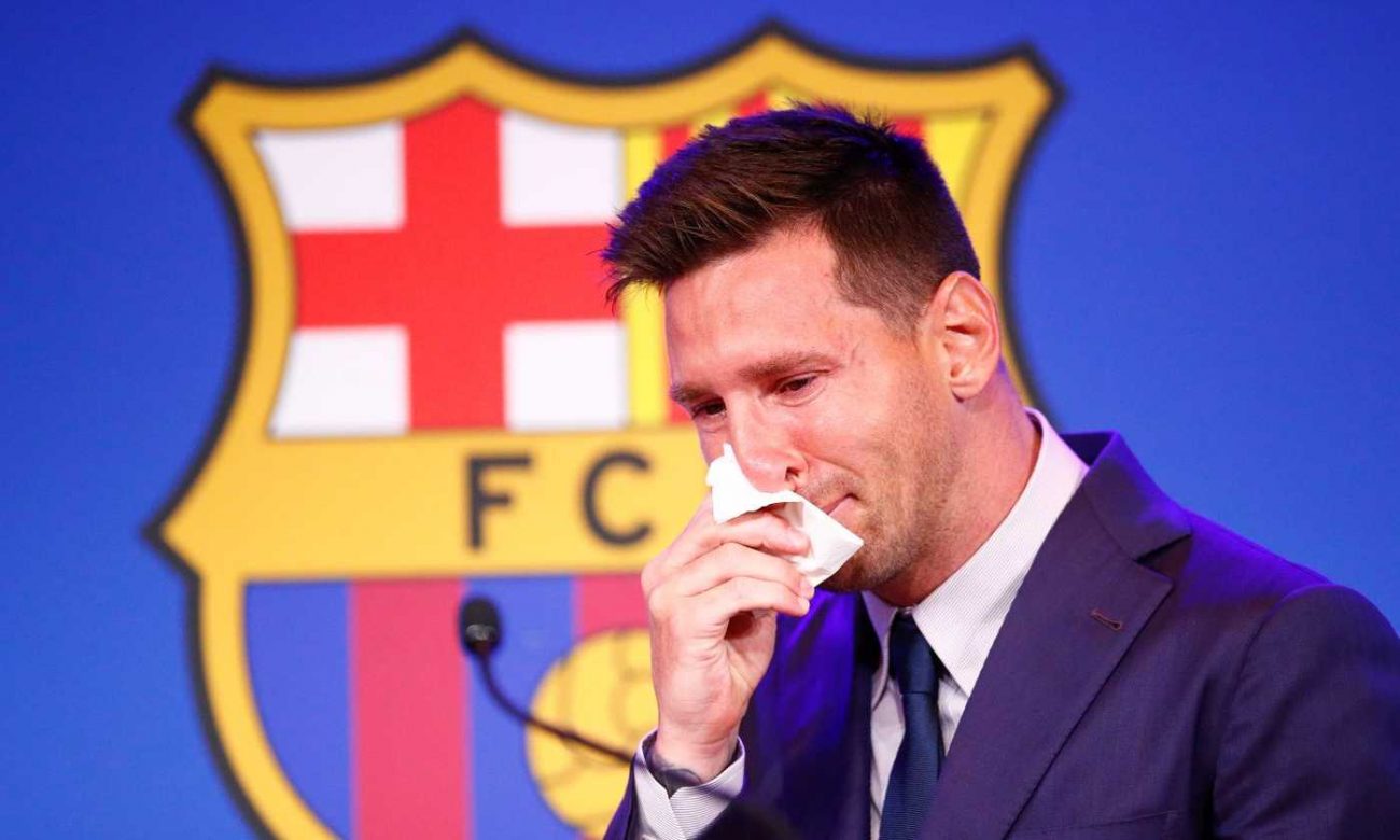 L'addio di Messi al Barcellona