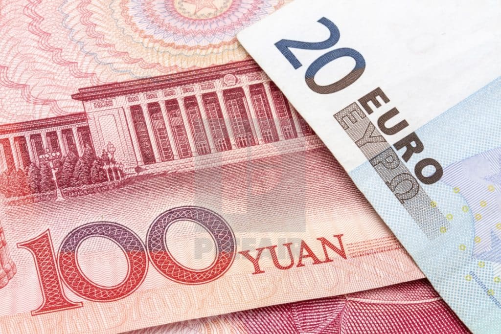 Cambio euro/yuan a -5% da inizio anno