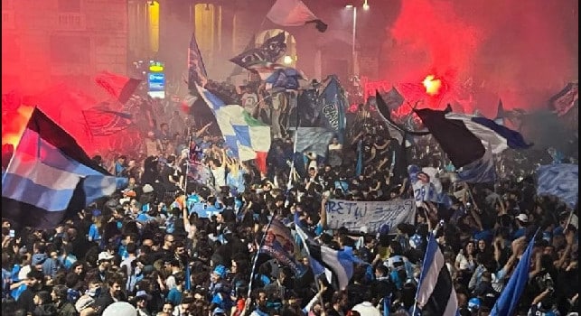 Festa scudetto a Napoli