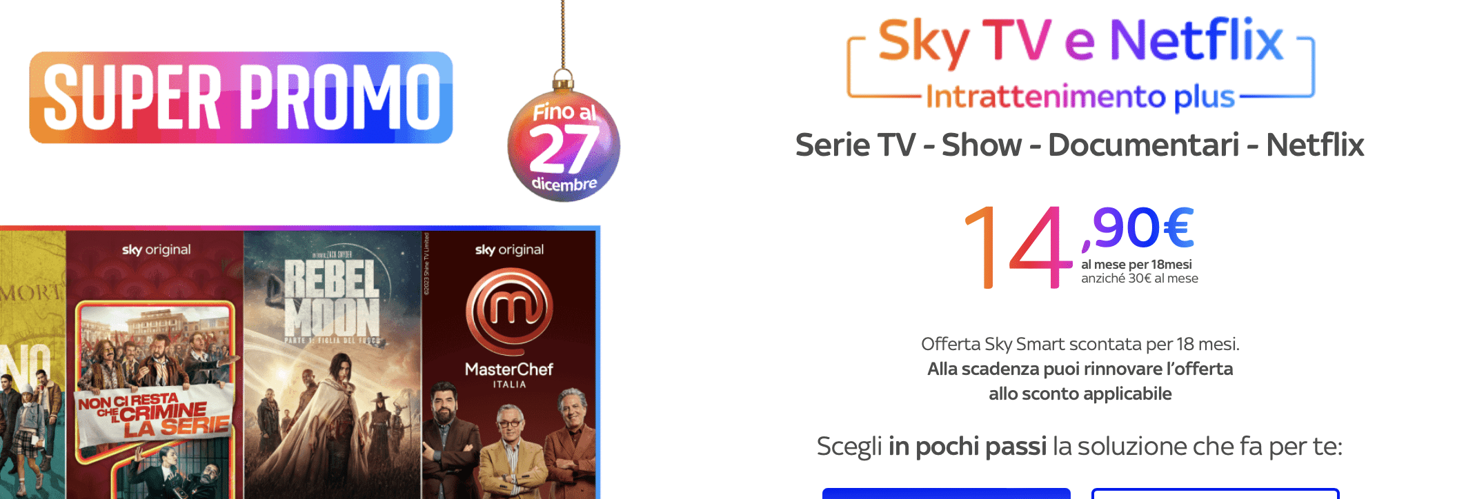 offerte pay tv natale