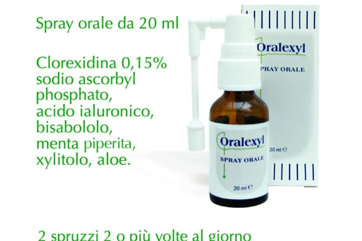 Spray cavo orale