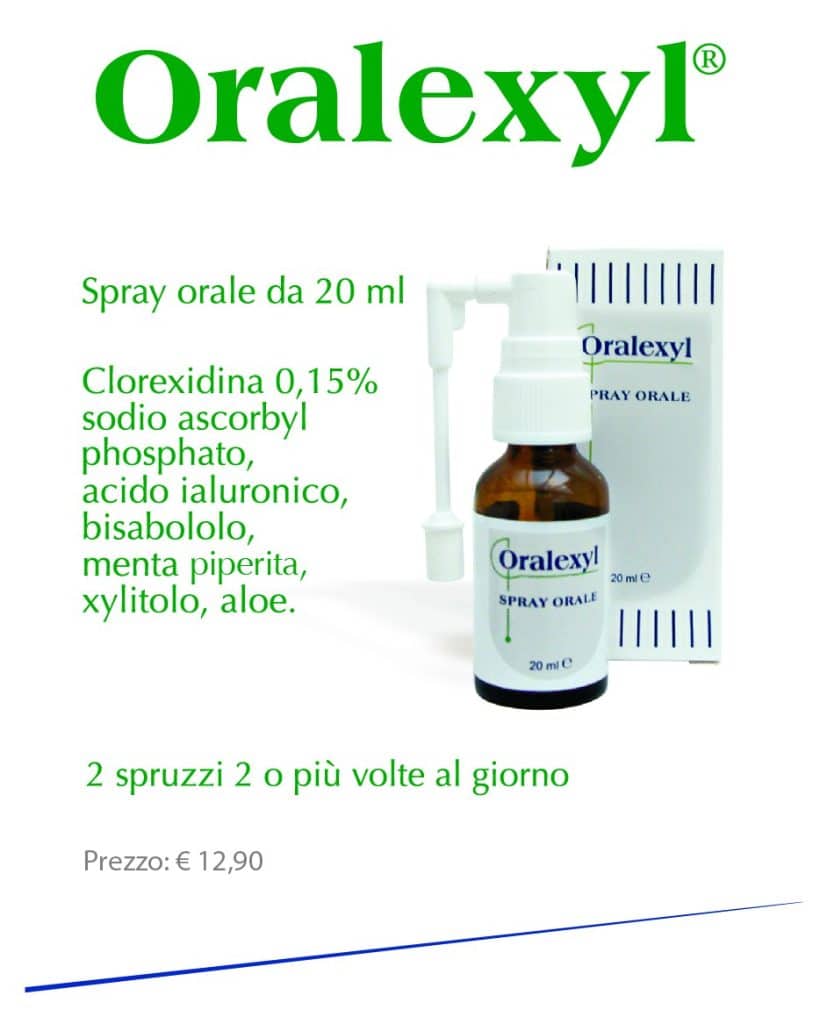 Spray cavo orale