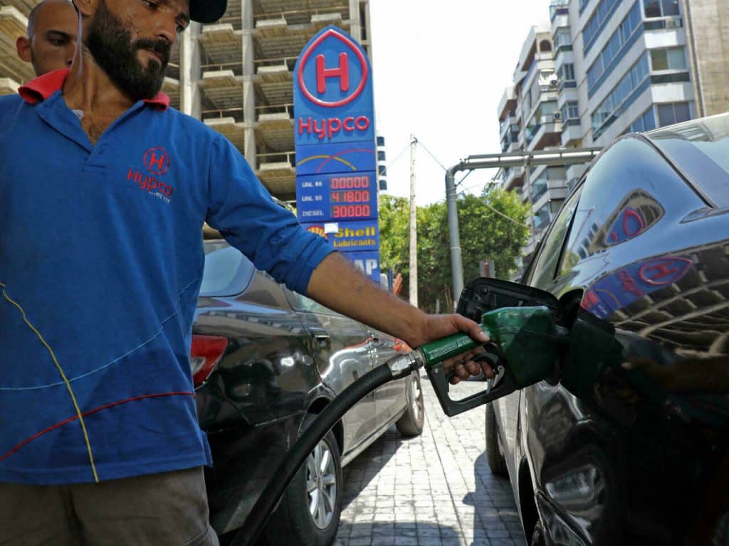 Prezzo della benzina senza più sussidi in Libano