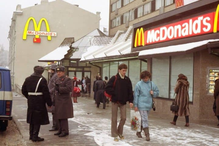 Via McDonald's dalla Russia