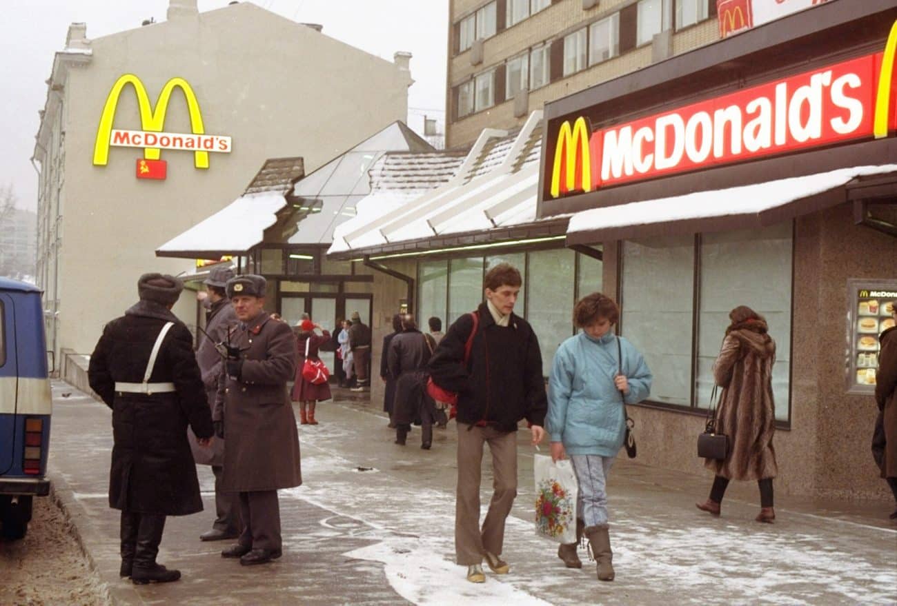 Via McDonald's dalla Russia