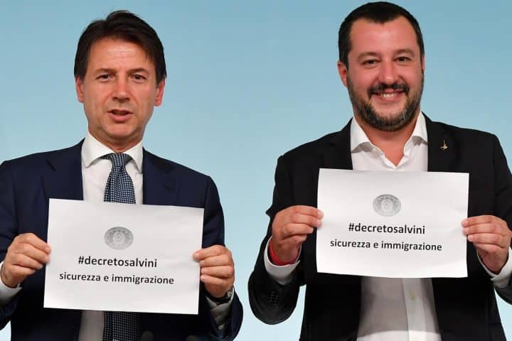 Salvini e Conte dalle stelle alle stalle