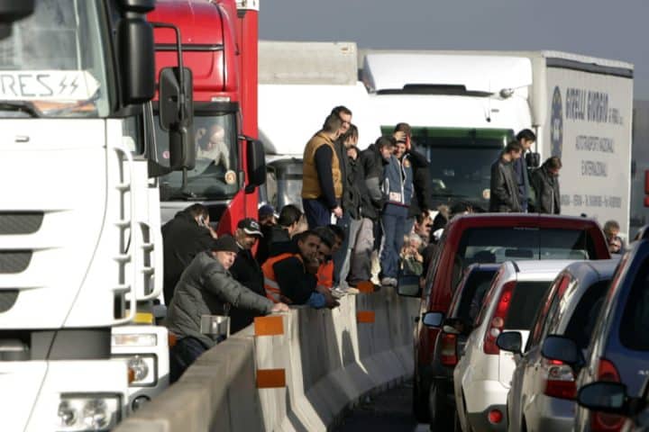 Inizia oggi lo sciopero degli autotrasportatori