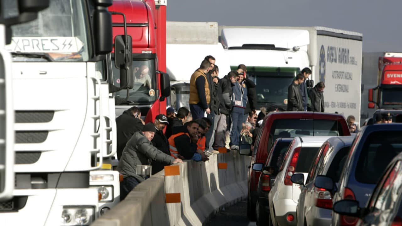 Inizia oggi lo sciopero degli autotrasportatori