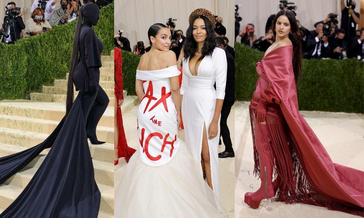 Alexandra Ocasio-Cortez al Met Gala di New York