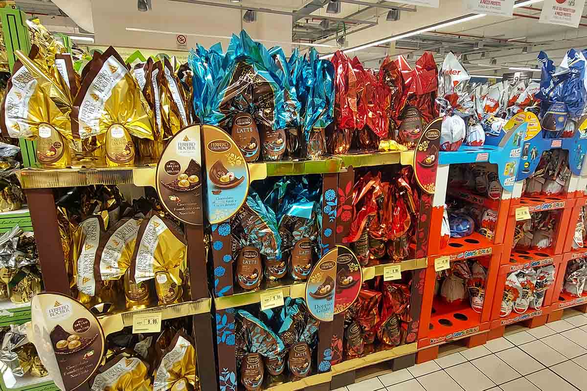 Forti rincari per le uova di Pasqua