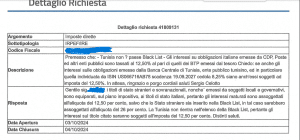 Interpello all'Agenzia delle Entrate su tassazione bond emesso da Banca di Tunisia